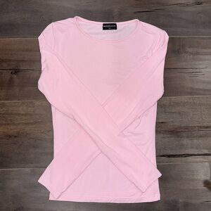 Pink White Fox long sleeve